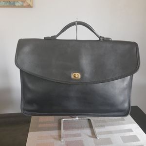 VTG COACH 5265 Lexington black messenger briefcase